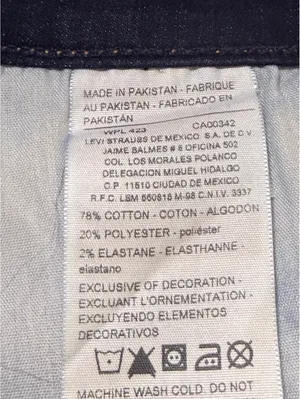Levi Strauss Signature Modern Boot Cut Jeans Women’s 12L W31 L34 Dark Stretch thumbnail 8