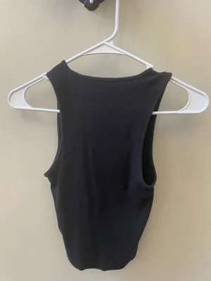 Black American Eagle Tank Top XS Ribbed thumbnail 2