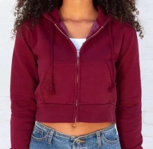 Brandy Melville Jacket Zip-Up Cropped thumbnail 1