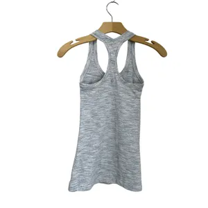 Lululemon Gray Heather Racerback Athletic Tank‎ Top Size 2 Yoga Gym Run thumbnail 2