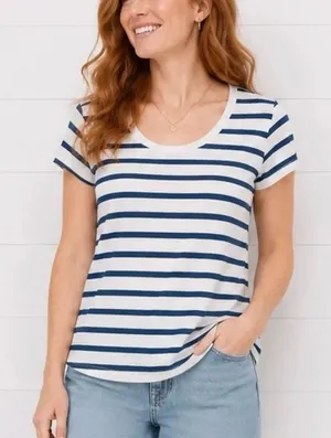 Gap NWT blue and white tshirt size xs thumbnail 1