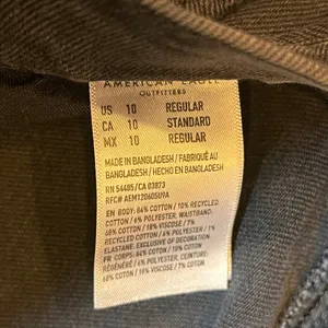 NWT AE AMERICAN EAGLE MOM JEAN BLACK WOMENS SZ 10 Streetstyle Urban Y2k 80s thumbnail 10