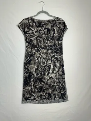 Vintage Women's Dress Reversible Size M Animal Print Lightweight Sleeveless thumbnail 4