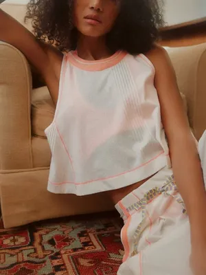 FREE PEOPLE NWT Weekender Lounge Set / Ivory Combo thumbnail 2