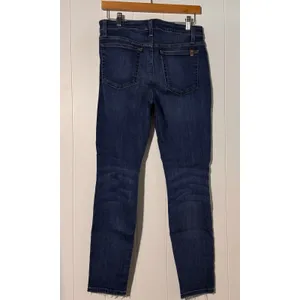 Joe's Jeans Daniella Skinny Jeans Women's 30 Blue Mid Rise Raw Hem Stretch thumbnail 6