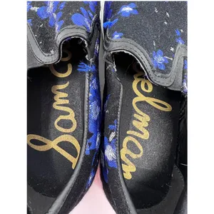 Sam Edelman Women's Slip-On Marvin Blue Floral Sneakers‎ Size 8M thumbnail 6