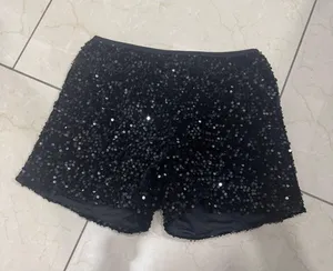 Black Sequence Shorts Size M thumbnail 1
