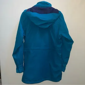$169‎ REI E1 Elements Jacket Women's M Teal Full Zip Hooded Lightweight Size M thumbnail 2