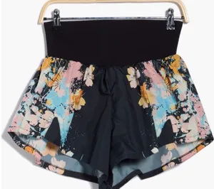 : Free People Movement Floral Running Shorts | High Rise 5” thumbnail 1