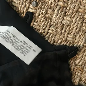 NWT Zara Black Satin‎ Lace Up Crop Size Medium thumbnail 5