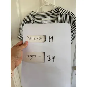 Frame striped linen blend shirred short sleeve top size medium thumbnail 9