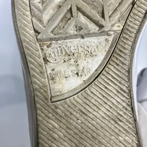Converse Sloane mid top sneakers leather canvas white womens size‎ 6.5 punk thumbnail 7