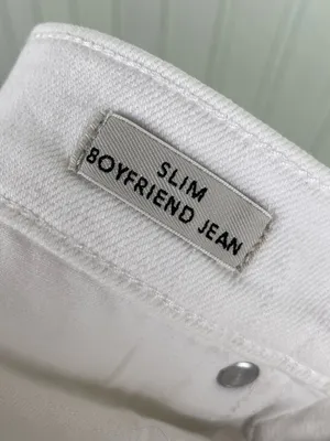 J. Crew Women's Slim Boyfriend Jean White Denim Size 27 Distressed Slim AO671 thumbnail 10