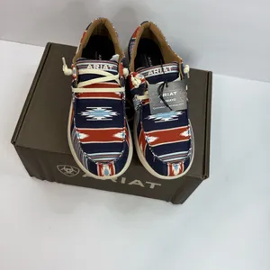 Ariat Women's Blue and Red Patterned Sneakers thumbnail 6
