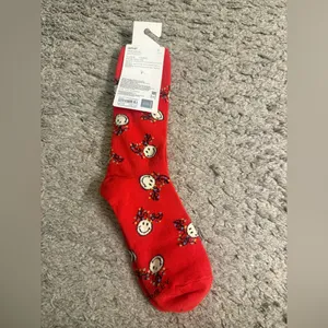 Aerie American Eagle AE Red Pink Christmas Graphic Women’s Crew Socks Set thumbnail 15
