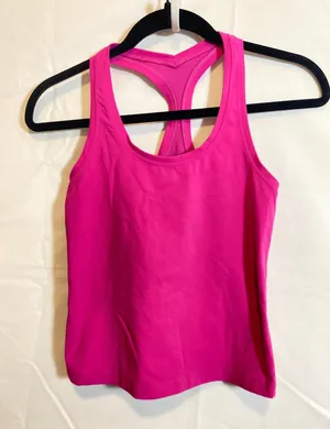 Amazon Pink Crazy Yoga Tank Top thumbnail 2