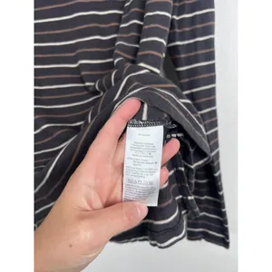 Madewell Women's Striped Turtle Neck Tee Shirt Sz L‎ thumbnail 5