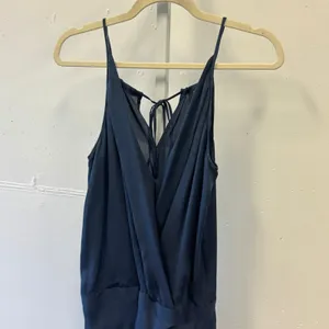 Mason by Barneys New York Navy 100% Silk Wrap Mini Dress Size 0 Party Cocktail thumbnail 5