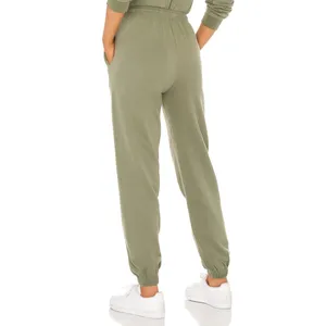 SNDYS Lounge Luxe Sweatpants Khaki Green Drawstring Active Wear Revolve Womens 6 thumbnail 3