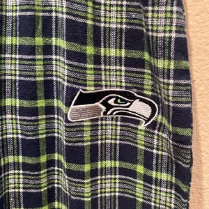 NFL Seattle Seahawks Flannel Loungewear Sleepwear Pants- Women’s Size Large thumbnail 2