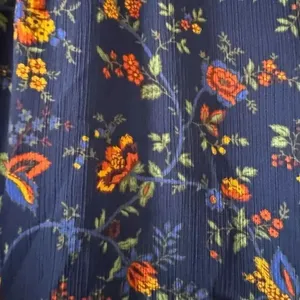 Madewell Blue Floral Ruffle Sleeve in Climbing Vine Blouse Shirt Top SZ S #2214 thumbnail 7