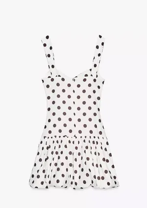 Zara Polka Dot Mini Dress thumbnail 19