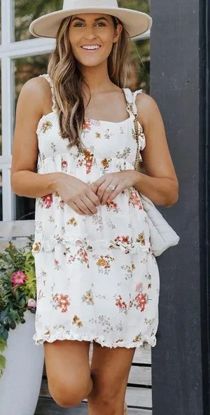 Floral Dress Multi Size XL thumbnail 3