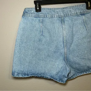 MNG Mango Cotton Denim Belted Cargo Mini Skort Skirt Women’s Size Medium thumbnail 9