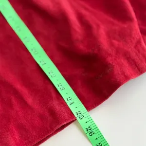Investments Leather Suede Shacket Sz Lg Red Blazer Business Casual Gorpcore thumbnail 7