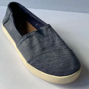 Toms Canvas Slip on Sz 6.5 Blue Shoes thumbnail 9