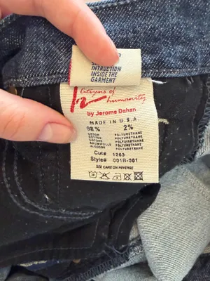 Vintage Citizens of Humanity Jeans Low Rise Bootcut made in USA size 28 thumbnail 7