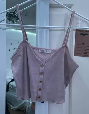 pink tank top Size XS thumbnail 1
