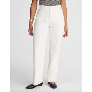 Madewell The Curvy Cleo Straight Jean White Rigid Denim High Rise US 29 NWT thumbnail 2