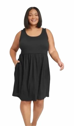 AVA & VIV Babydoll Empire Mini Dress Size 2XL NWT thumbnail 1