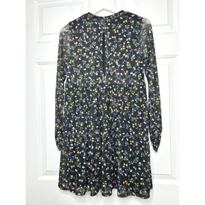 AFRM Mesh Tiered‎ Babydoll Floral Mini Dress Small thumbnail 4