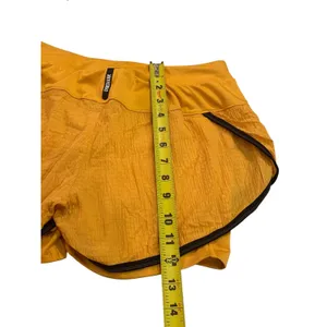 Gymshark Running Shorts Medium‎ Yellow Double Layer Athletic Gorpcore B2A5H thumbnail 5