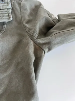 Abercrombie & Fitch Women Y2K Olive‎ Green Utility Jacket Flap Pockets Military thumbnail 9