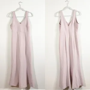 Show Me Your Mumu Morgan Pale Pink Bridesmaid Maxi Dress Medium thumbnail 4