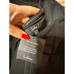 NWT Lulus Laney Black Strapless Corset Maxi Dress Bridesmaid Gala Banquet Sz XL thumbnail 7