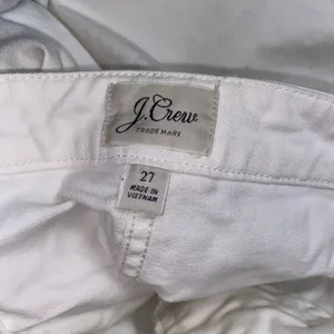 J. Crew White Wash Denim Lace-Up Side-Zip Mini Jean Skirt Women's Size 27 thumbnail 8