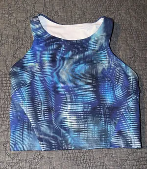 Lululemon Invigorate Training Tank Top-Shapeshifter Flux Blue Multi-Size 4 thumbnail 1