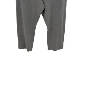 Anthropologie Maeve Colette Sweater Knit‎ Wide Leg Crop Pants Gray Size XL thumbnail 6