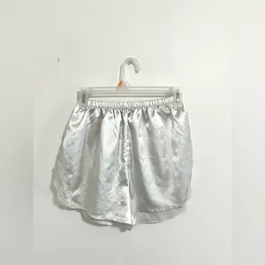 SheIn White Silk Pajama Set thumbnail 3