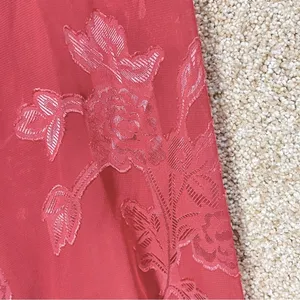 Leith floral blouse sheer ruffle pleated front keyhole‎ back coquette FLAWS thumbnail 6