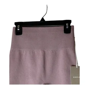 Everlane Purple Lilac Seamless High Rise‎ Knit Ribbed Bike Shorts Size XS/S NWT thumbnail 5