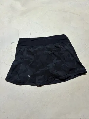 Lululemon Black Camo Active Skort 2 thumbnail 6