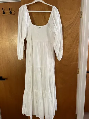 Billabong white beach flowy dress  thumbnail 9