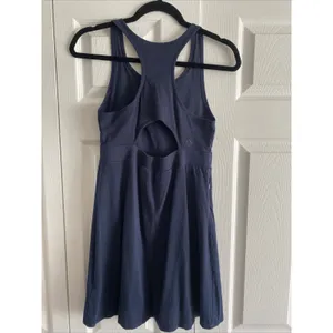 Tasc‎ Womens Medium Blue Sleevess Dress Organic Cotton Blend thumbnail 5
