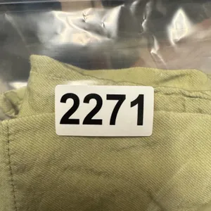 2271 | Olive Green Utility Cargo Pants High Waist Relaxed Gorpcore Women L thumbnail 5