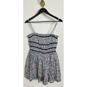 FREE PEOPLE Bali Checked Out Printed Dress in Gardenia Combo Size X-Small thumbnail 2